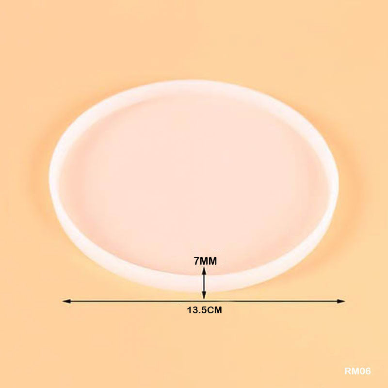 RM06 SILICON MOLD ROUND PLAIN 5 INCH - GIFT TO LOVE