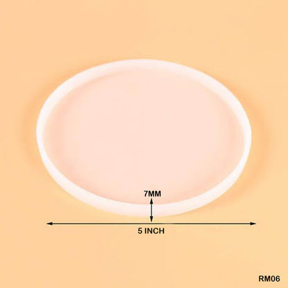 RM06 SILICON MOLD ROUND PLAIN 5 INCH - GIFT TO LOVE