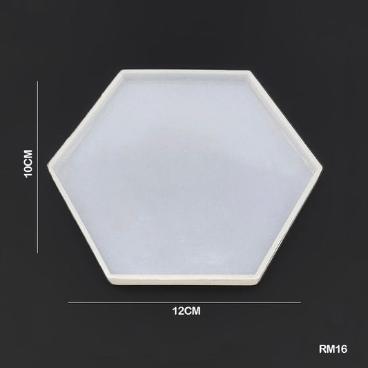 Gift To Love | Silicon Mold Hexagon | Size : 12 X 10.5 Cm | Code : RM16