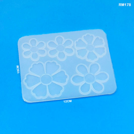 Gift To Love | Silicone Mold Flower | Pcs : 6 | Code : RM178