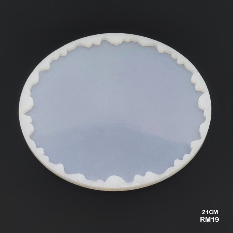Gift To Love | Silicon Mold Round Agate | Size : 21 Cm | Code : RM19