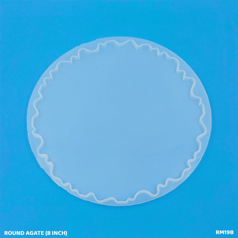 Gift To Love | Silicon Mold Round Agate | Size : 8 Inch | Code : RM19B