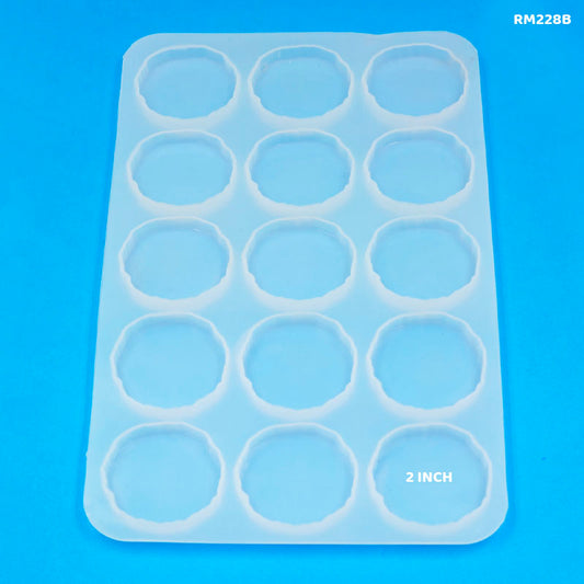 Gift To Love | Silicon Mold 2 Inch Agate | Pcs : 15 Pcs | Code : RM228B