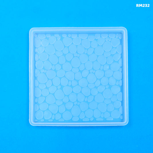 Gift To Love | Silicon Mozak Coaster Mold | Size : 4 Inch Square | Code : RM232