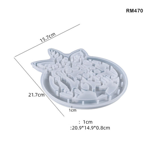 Gift To Love | Silicon Mould | Size : 21.7 X 15.7 X 1 Cm | Code : RM470