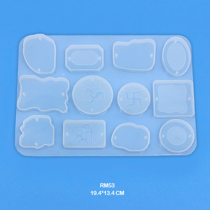 Gift To Love | Silicone Rakhi Mold | Size : 19.4 X 13.4 Cm | Code : RM53