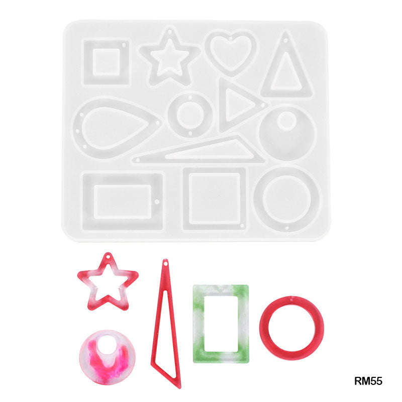 Gift To Love | Silicone Mold Earing | Size : 11.5 X 9.5 Cm | Pcs : 12 | Code : RM55