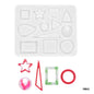 Gift To Love | Silicone Mold Earing | Size : 11.5 X 9.5 Cm | Pcs : 12 | Code : RM55