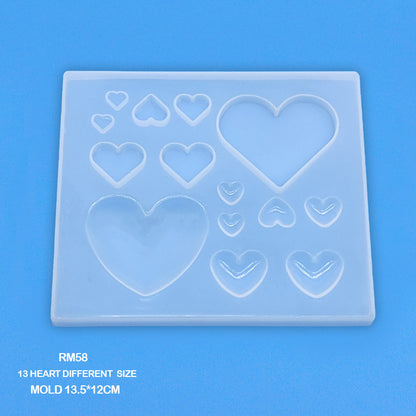 RM58 SILICONE MOLD 13.5*12CM - GIFT TO LOVE
