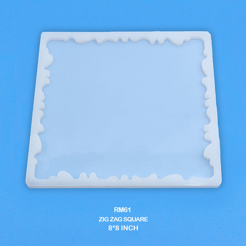 Gift To Love | Silicone Mold Square Agate | Size : 8 X 8 Inch | Code : RM61