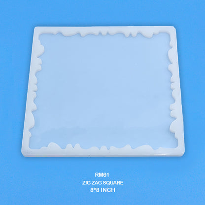 Gift To Love | Silicone Mold Square Agate | Size : 8 X 8 Inch | Code : RM61