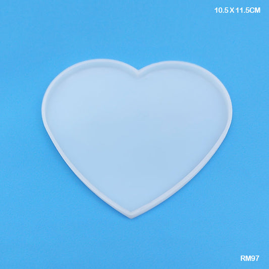 Gift To Love | Silicone Mold Heart | Size : 10.5 X 11.5 Cm | Code : RM97