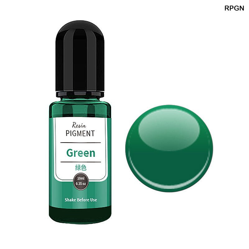 Gift To Love | Resin Pigment | Color : Green | Size : 10 Ml | Code : RPGN