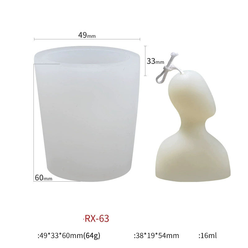 Gift To Love | Silicon Candle Mould | Code : RX63