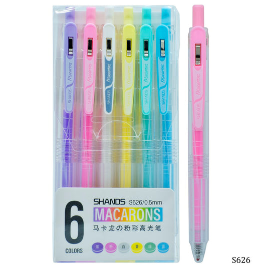 Gift To Love | Shands Metal Marker | Pcs : 6 Colour | Code : S626