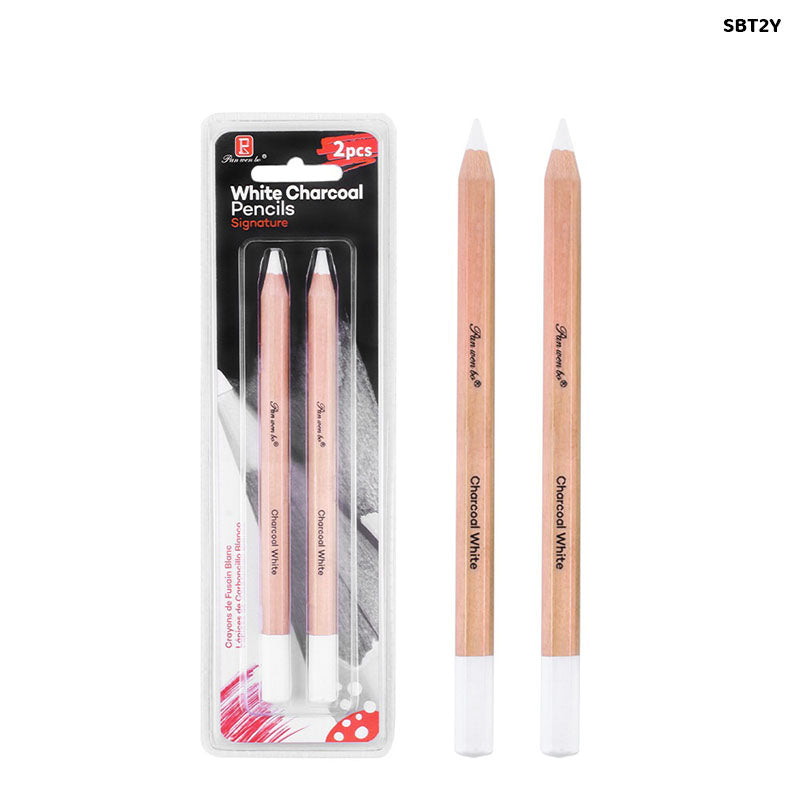 Gift To Love | White Charcoal Pencil | Color : White | Pcs : 2 Pcs | Code : SBT2Y