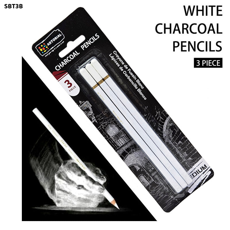 Gift To Love | White Charcoal Pencil | Pcs : 3 Pcs | Code : SBT3B