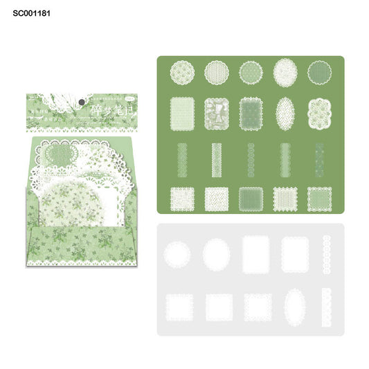 Gift To Love | Retro Lace Border Paper Cutout | Pcs : 20 Pcs | Code : SC001181