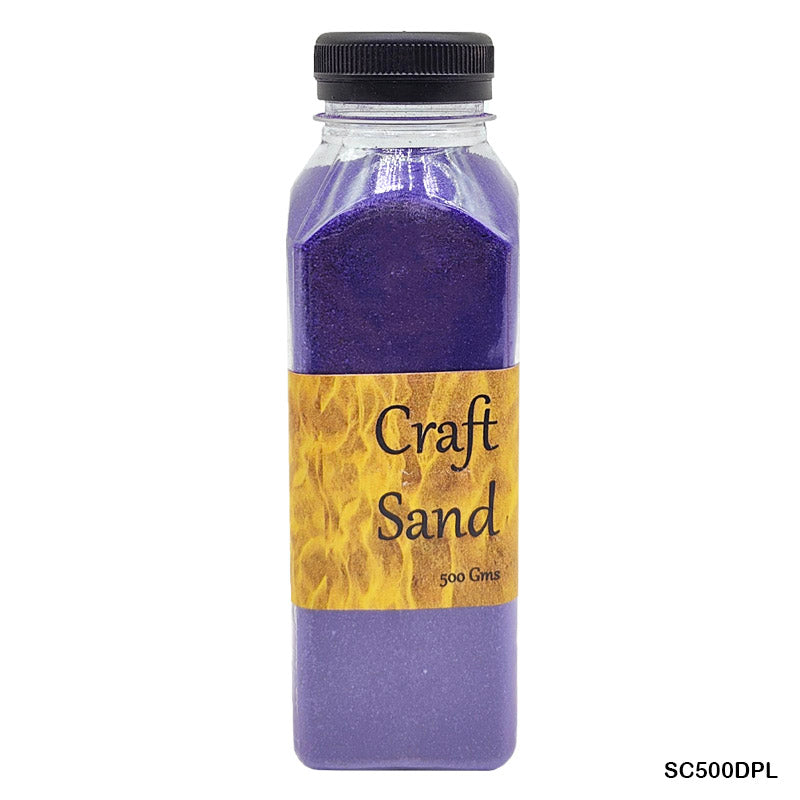 Gift To Love | Sand | Color : Dark Purple | Size : 500 Gm | Pcs : 1 Bottle | Code : SC500DPL