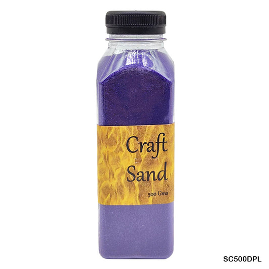 Gift To Love | Sand | Color : Dark Purple | Size : 500 Gm | Pcs : 1 Bottle | Code : SC500DPL
