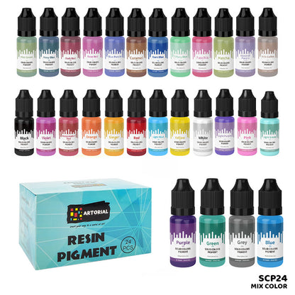 Gift To Love | Solid Color Pigment | Size : 10 Ml | Pcs : 24 Colors | Code : SCP24