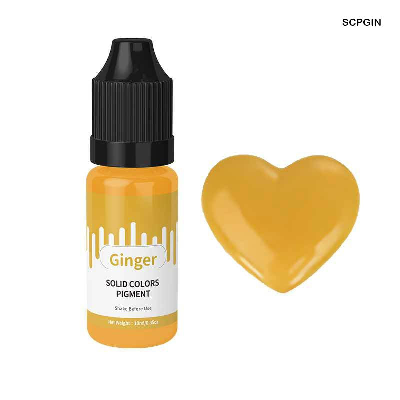 Gift To Love | Solid Color Pigment | Color : Fluorescent Yellow | Size : 10 Ml | Code : SCPGIN