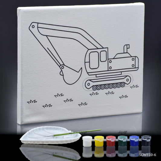 Gift To Love | Stretched Canvas With Print Jcb | Size : 8 X 10 Inch | Code : SCW810-6