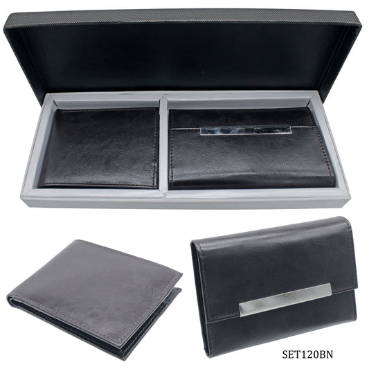 Gift To Love | Gifts Set Ladies Wallet With Gents Wallet | Code : SET120BN