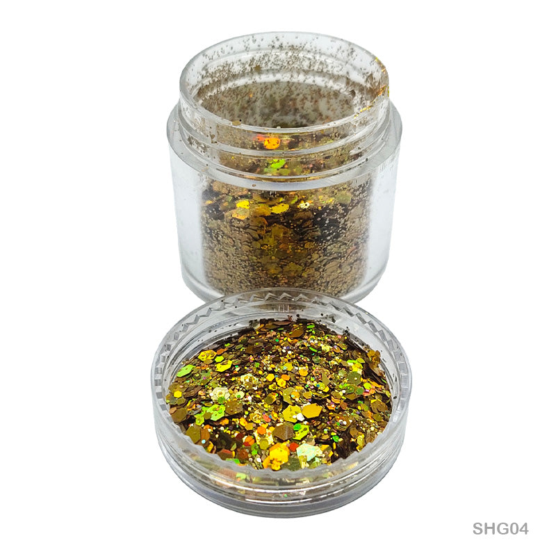 Gift To Love | Shimmer Glitter Laser | Color : Gold | Code : SHG04