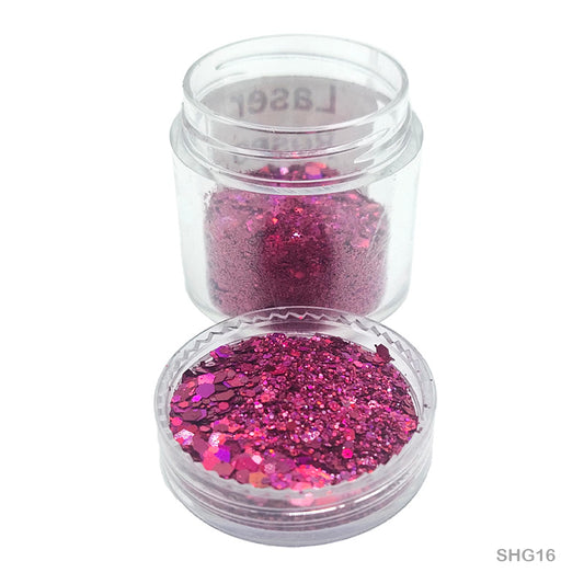 Gift To Love | Shimmer Glitter | Color : Laser Rose | Code : SHG16