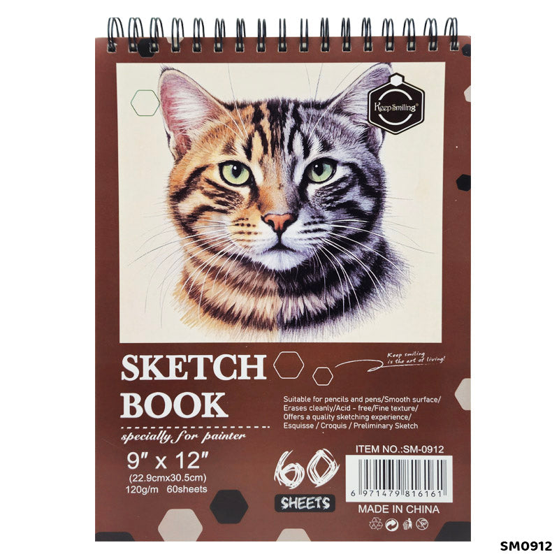 Gift To Love | Sketch Book | Size : 9 X 12 Inch | Pcs : 60 Sheet | Code : SM0912