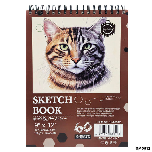 Gift To Love | Sketch Book | Size : 9 X 12 Inch | Pcs : 60 Sheet | Code : SM0912