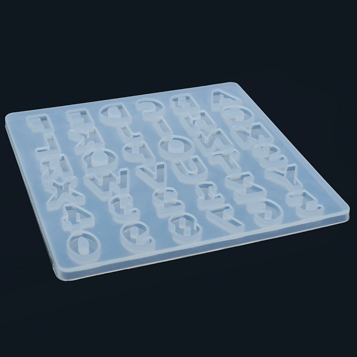 Gift To Love | Silicone Mould A To Z And 0 To 9 Small | Code : SMABCDSS