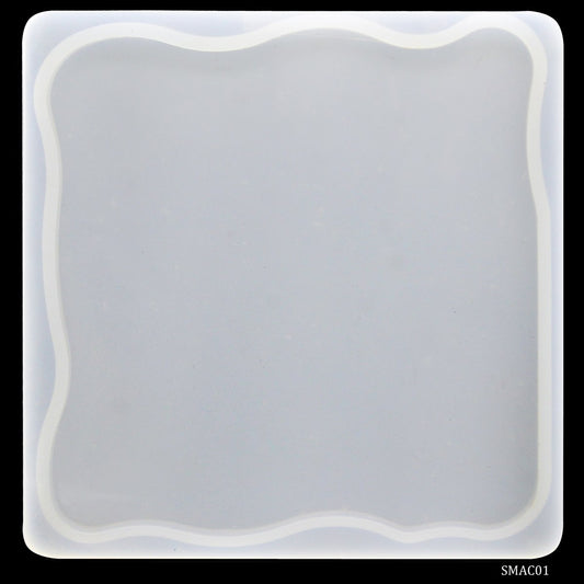 Gift To Love | Silicone Mould Agate Coaster Square | Code : SMAC01