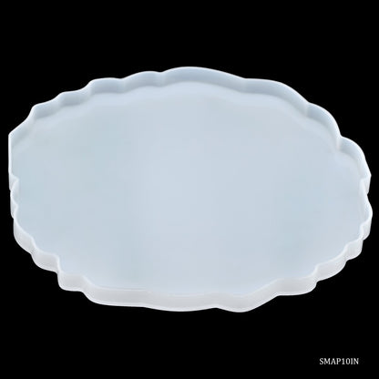 Gift To Love | Silicone Mould Agate Plate Design | Size : 10 Inch | Code : SMAP10IN
