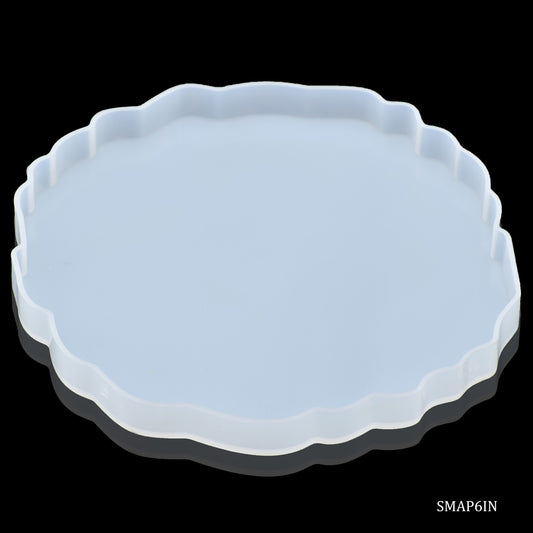 Gift To Love | Silicone Mould Agate Plate Design | Size : 6 Inch | Code : SMAP6IN