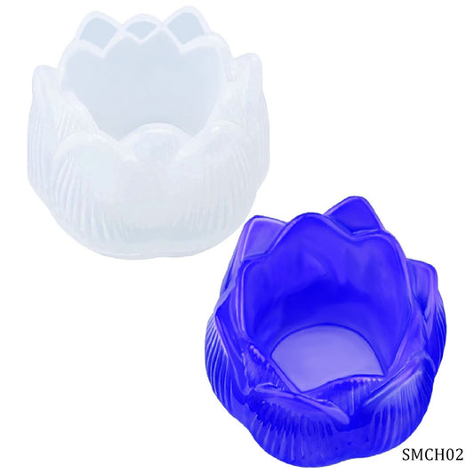 Gift To Love | Silicone Mould Candle Holder Lotus | Code : SMCH03