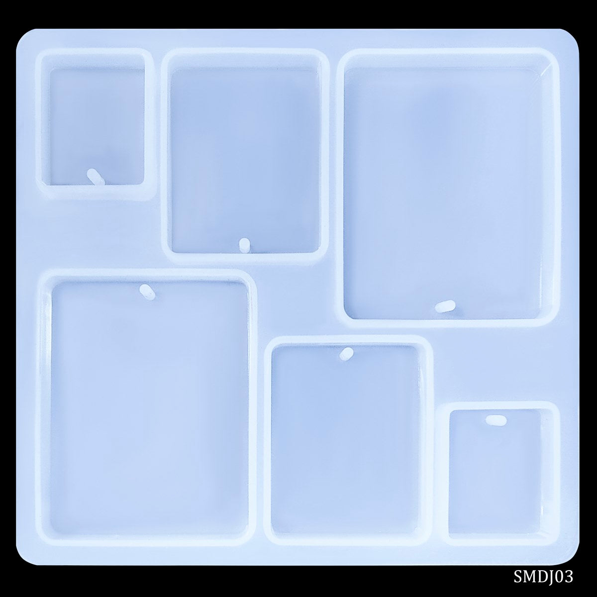 Gift To Love | Silicone Mould Diy Jewelry Locket Pendant Rectangle | Code : SMDJ03