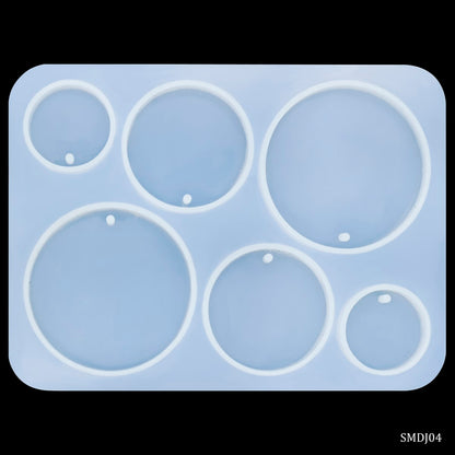 Gift To Love | Silicone Mould Diy Jewelry Locket Pendant Round Shape | Code : SMDJ04