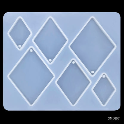 Gift To Love | Silicone Mould Diy Jewelry Locket Pendant Rhombus | Code : SMDJ07