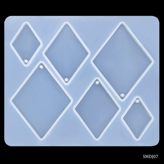 Gift To Love | Silicone Mould Diy Jewelry Locket Pendant Rhombus | Code : SMDJ07