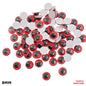 Gift To Love | Googly Eye Colored Sticker | Color : Red | Size : 8 Mm | Pcs : 100 Pcs | Code : SMGCO8R