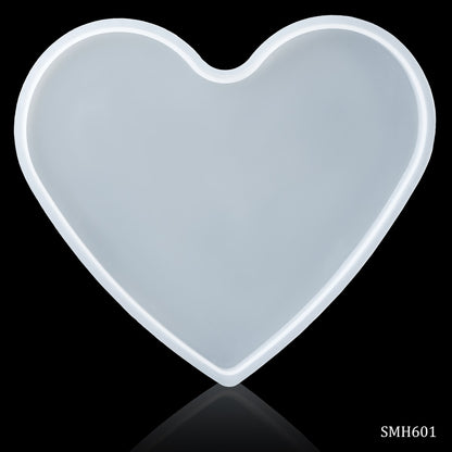 Gift To Love | Silicone Mould Heart | Size : 10 Mm Deep 6 Inch | Code : SMH601