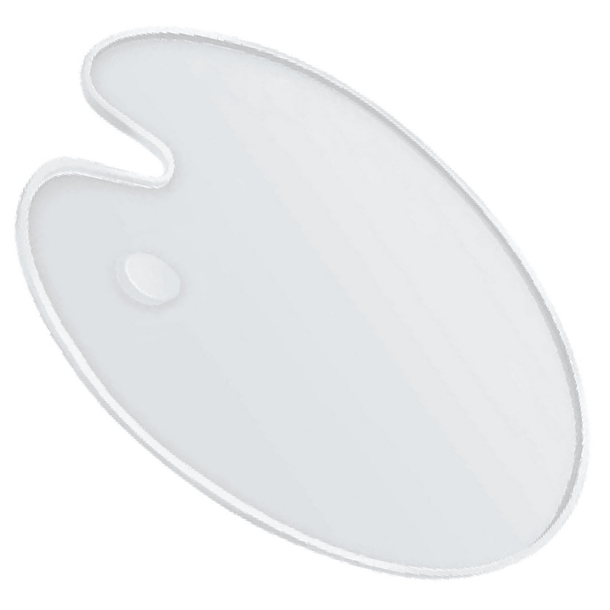 Gift To Love | Silicone Mould Painting Tray Oval | Size : Small | Code : SMPT01