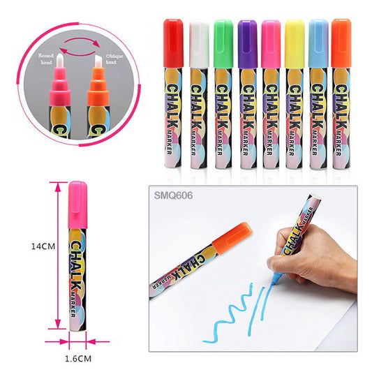 Gift To Love | Chalk Marker | Pcs : 8 Pcs | Code : SMQ606