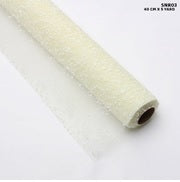 Gift To Love | Snow Roll | Color : Light Green | Size : 40 Cm X 5 Yard | Code : SNR03