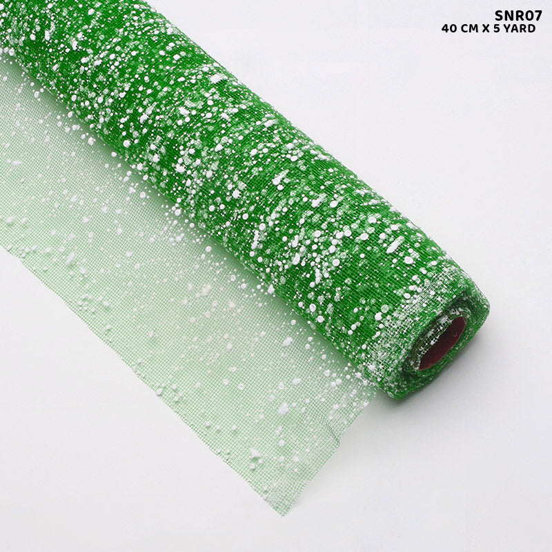 Gift To Love | Snow Roll | Color : Dark Green | Size : 40 Cm X 5 Yard | Code : SNR07