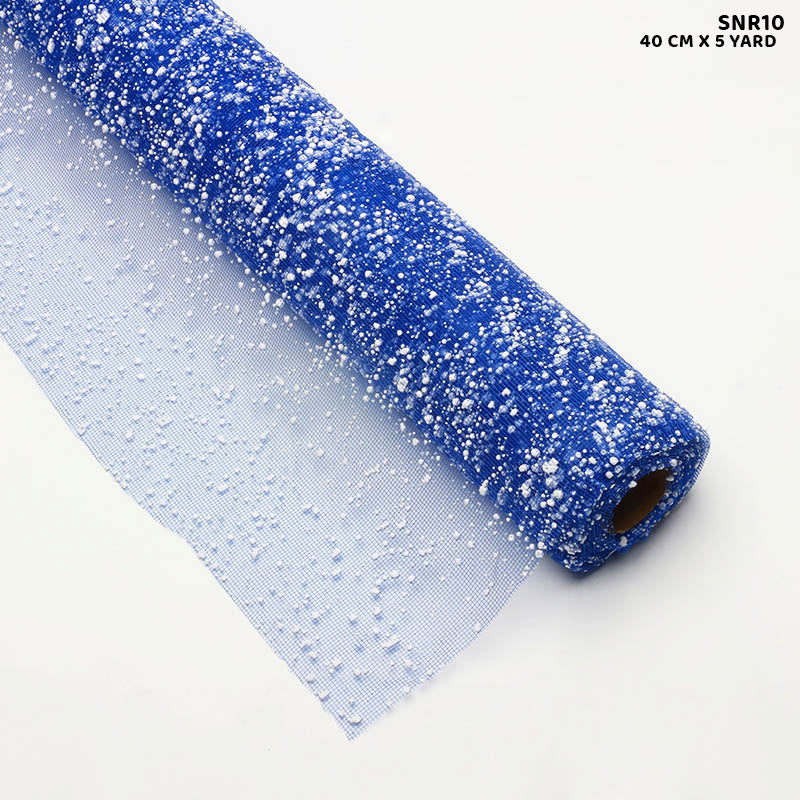 Gift To Love | Snow Roll | Color : Dark Blue | Size : 40 Cm X 5 Yard | Code : SNR10