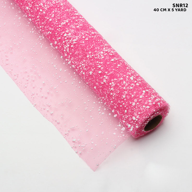 Gift To Love | Snow Roll | Color : Light Pink | Size : 40 Cm X 5 Yard | Code : SNR12