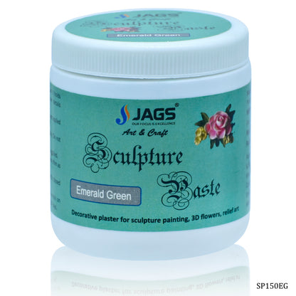 Gift To Love | Sculpture Paste | Color : Emerald Green | Size : 150 Gm | Code : SP150EG